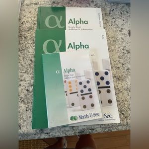 Alpha math u see! No text book